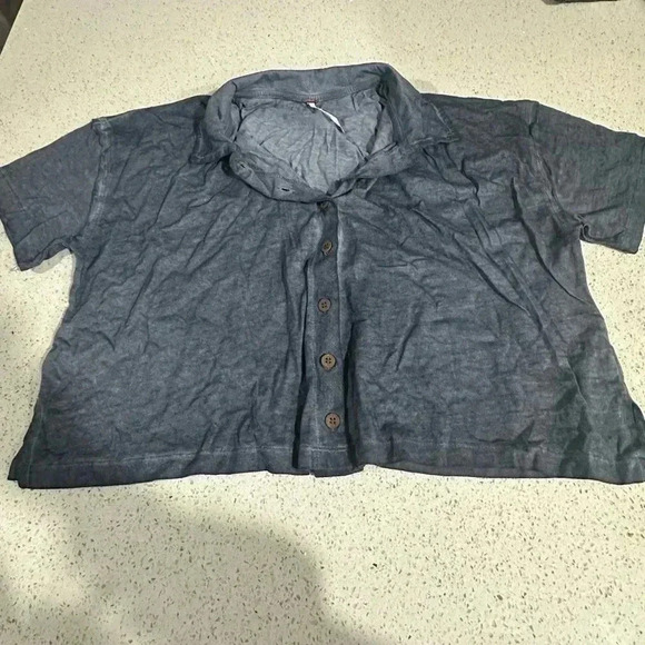 Free People Weekend Rush Blouse EUC Size XS - Picture 2 of 3